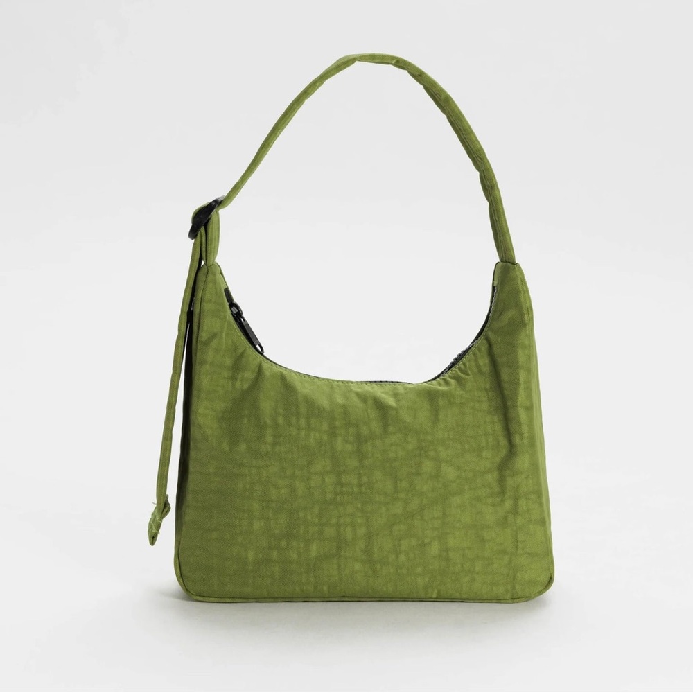 BAGGU Mini Nylon Shoulder Bag - Avocado